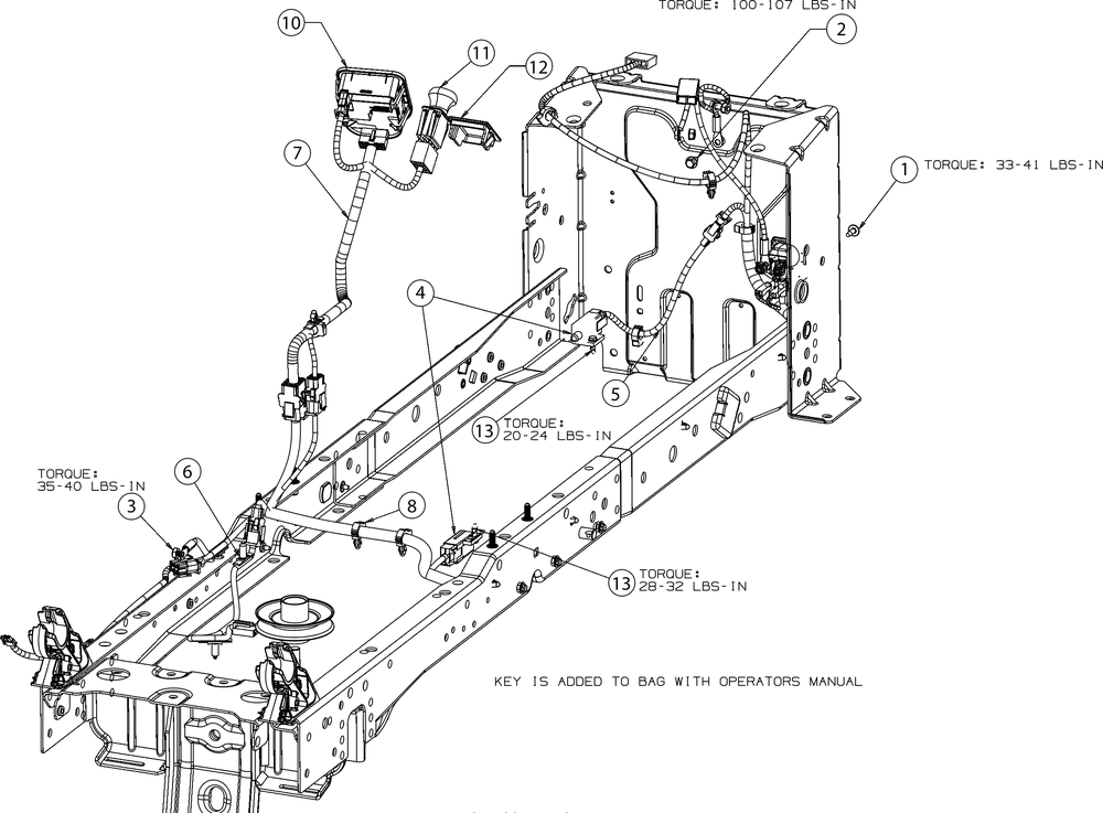 Electrical Diagram and Parts List for XT2-GX54KH (14AQA6CA210)(2017) Cub Cadet Lawn Tractor
